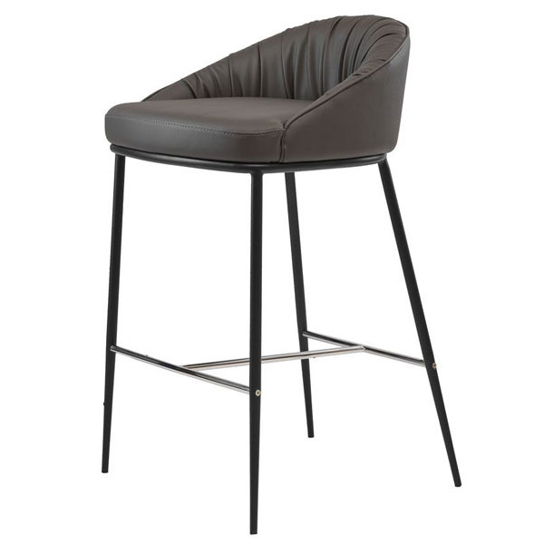 Стілець напівбарний Concepto Sheldon Сірий графіт-0