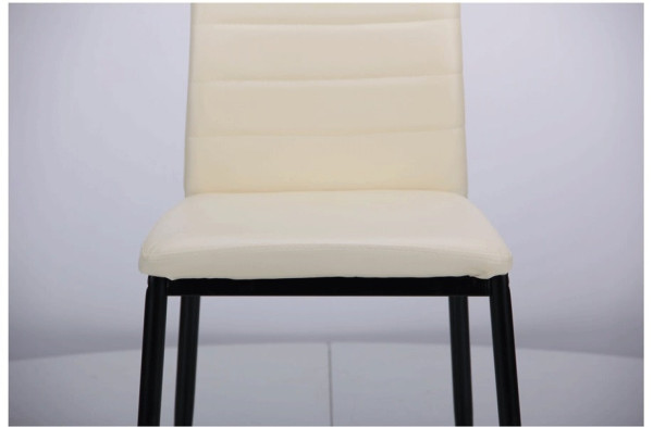 Стілець AMF Сицилія Чорний/кремовий-11