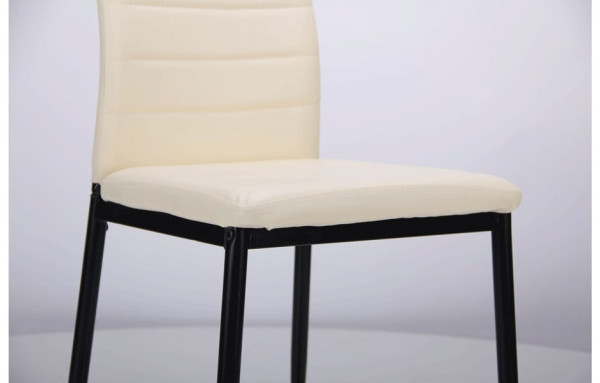 Стілець AMF Сицилія Чорний/кремовий-12