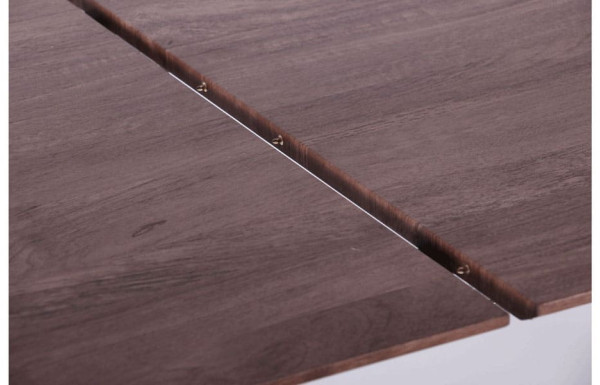 Розкладний обідній стіл AMF Nevada чорний/МДФ дуб шервуд-6