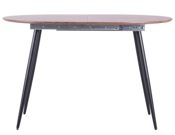 Розкладний обідній стіл AMF Nevada чорний/МДФ дуб шервуд-10