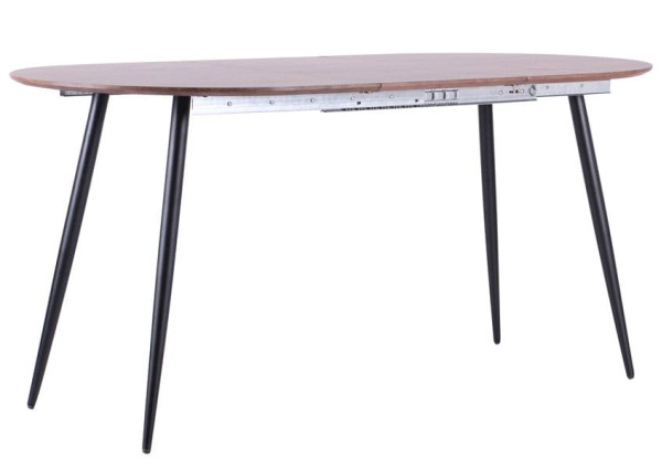 Розкладний обідній стіл AMF Nevada чорний/МДФ дуб шервуд-13