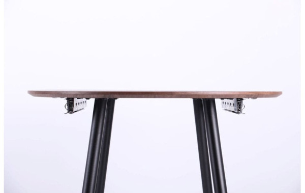 Розкладний обідній стіл AMF Nevada чорний/МДФ дуб шервуд-17