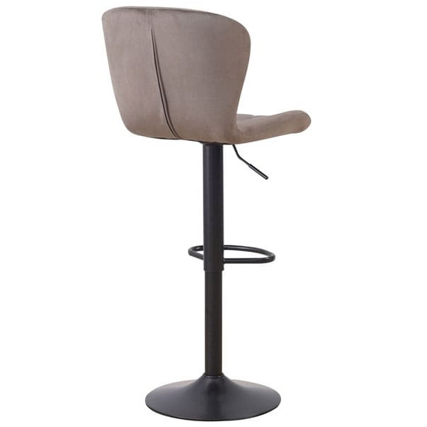 Барний стілець AMF Vensan Velvet Gray/Black-2