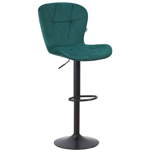 Барний стілець AMF Vensan Velvet Green/Black-0