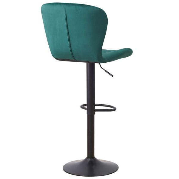 Барний стілець AMF Vensan Velvet Green/Black-5
