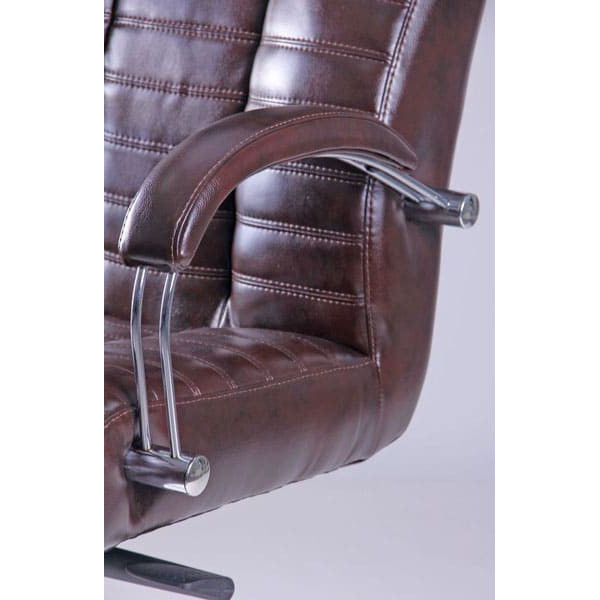 Крісло АМФ Атлантіс Хром Механізм MB Мадрас Дарк Браун-6