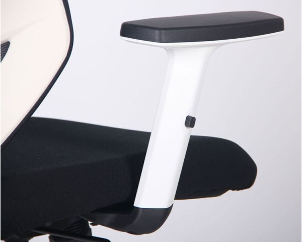 Кресло АМФ Lead White HR сиденье Нест-01 Черная/спинка Сетка HY-100 Черная-9