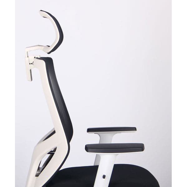 Кресло АМФ Lead White HR сиденье Нест-01 Черная/спинка Сетка HY-100 Черная-10