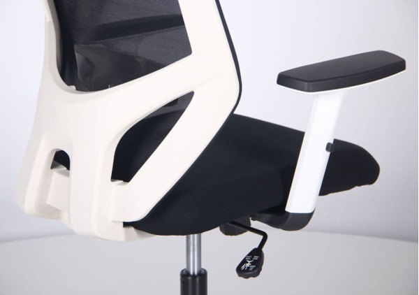 Кресло АМФ Lead White HR сиденье Нест-01 Черная/спинка Сетка HY-100 Черная-12