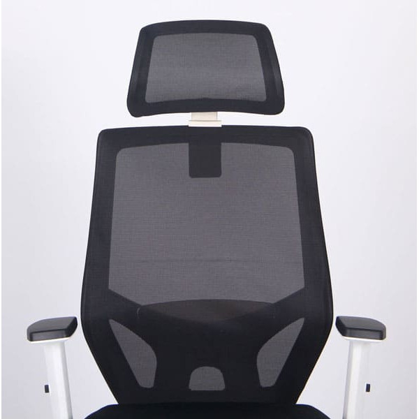 Кресло АМФ Lead White HR сиденье Нест-01 Черная/спинка Сетка HY-100 Черная-5