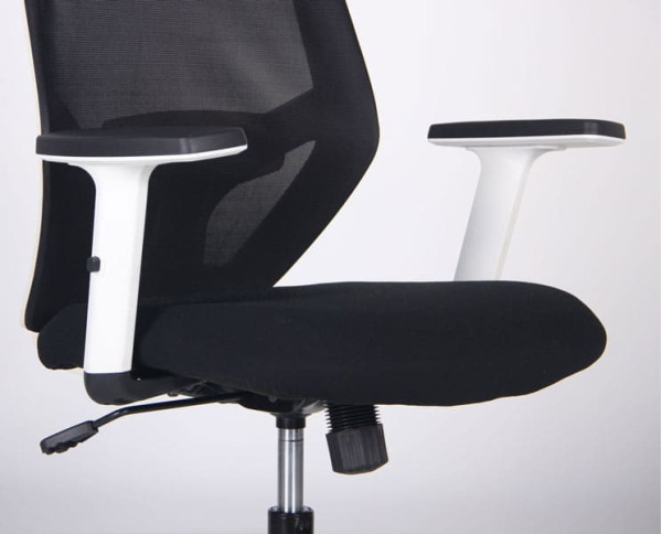 Кресло АМФ Lead White HR сиденье Нест-01 Черная/спинка Сетка HY-100 Черная-7