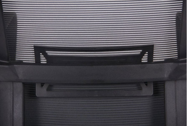 Кресло АМФ Neon HR сиденье Саванна Nova Black 19/спинка Сетка серая-11