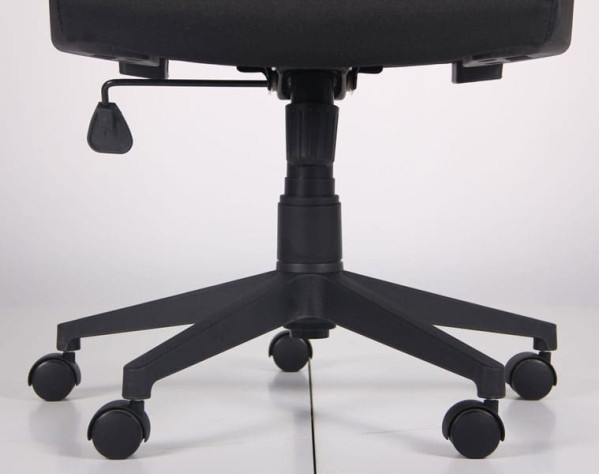 Кресло АМФ Neon HR сиденье Саванна Nova Black 19/спинка Сетка серая-13