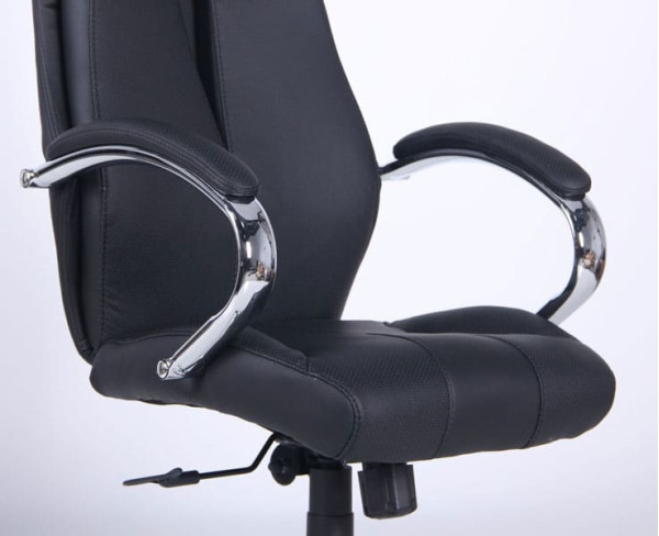 Крісло АМФ Прайм ANYFIX Хром Неаполь N-20 вставка Неаполь N-20 Перфорований-5