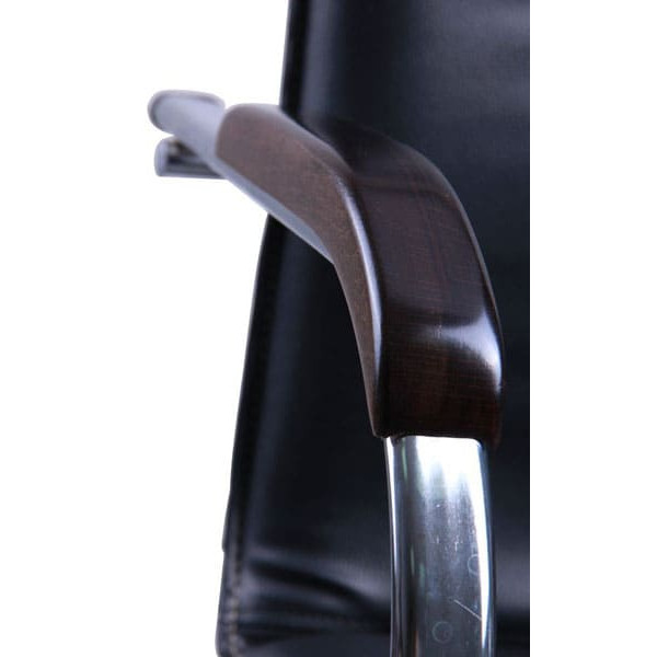 Крісло АМФ Самба-RC Хром горіх Скаден чорний без канта-5