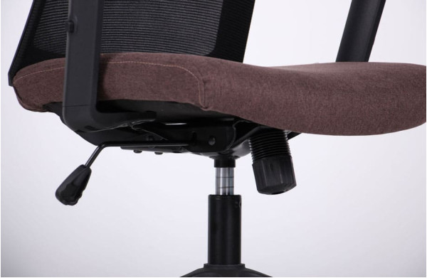 Крісло АМФ Uran Black HR сидіння Сідней-26/спинка Сітка SL-00 Чорна-7