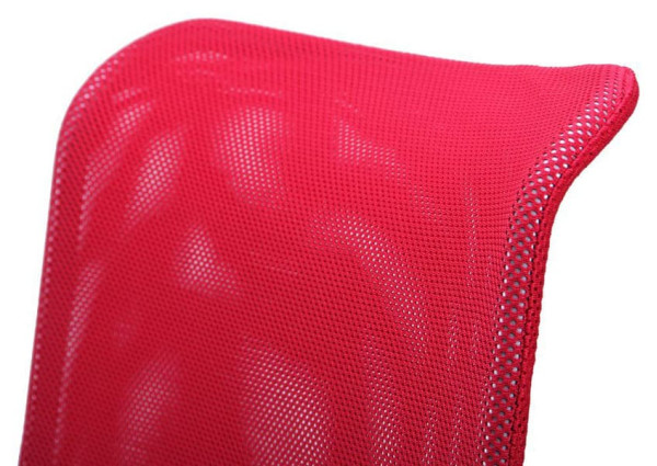Крісло АМФ Аеро Люкс сидіння Сітка чорна, Неаполь N-20/спинка Сітка червона-6