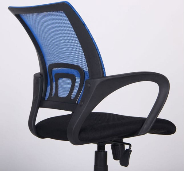 Кресло AMF Веб Сетка черная/спинка Сетка синяя-9