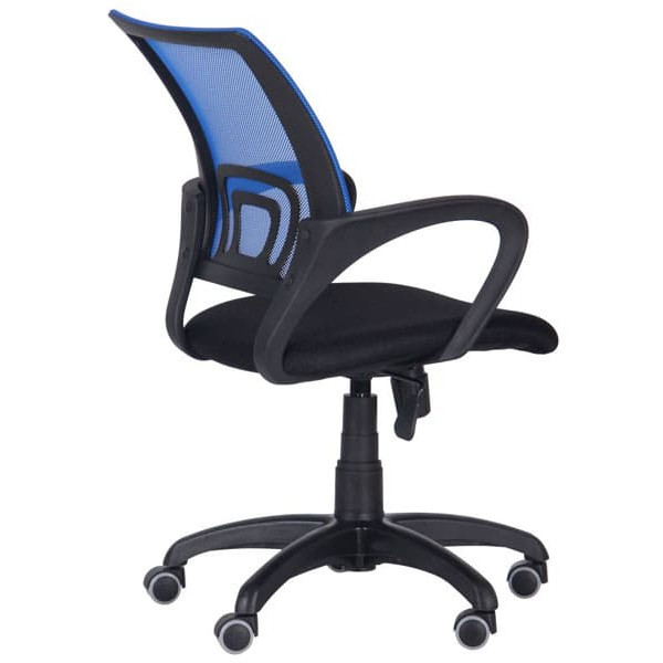 Кресло AMF Веб Сетка черная/спинка Сетка синяя-3