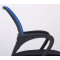 Кресло AMF Веб Сетка черная/спинка Сетка синяя-8-thumb