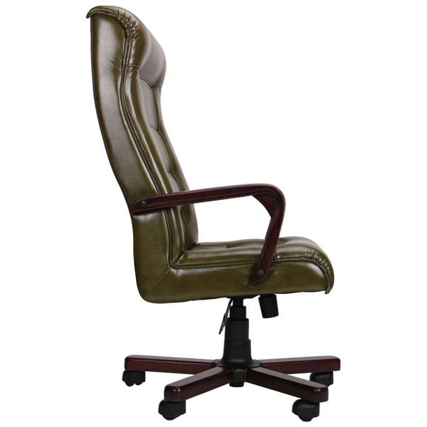 Кресло АМФ Роял Флеш вишня Мадрас Олива-5