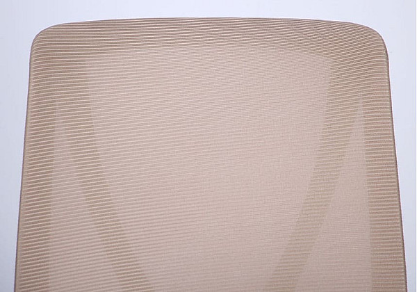 Крісло АМФ Nickel White сидіння Сідней-09/спинка Сітка SL-02 беж-4