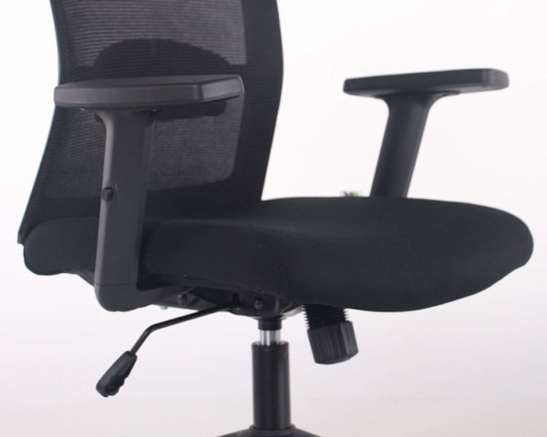 Крісло АМФ Uran Black HR сидіння Нест-01 Чорна/спинка Сітка SL-00 Чорна-10