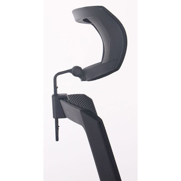 Крісло АМФ Uran Black HR сидіння Нест-01 Чорна/спинка Сітка SL-00 Чорна-12