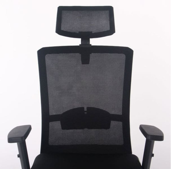 Крісло АМФ Uran Black HR сидіння Нест-01 Чорна/спинка Сітка SL-00 Чорна-4