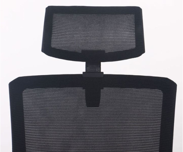 Крісло АМФ Uran Black HR сидіння Нест-01 Чорна/спинка Сітка SL-00 Чорна-5