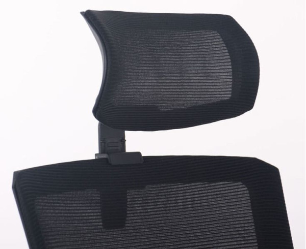 Крісло АМФ Uran Black HR сидіння Нест-01 Чорна/спинка Сітка SL-00 Чорна-6