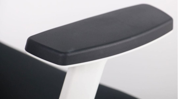 Крісло АМФ Uran White HR сидіння Нест-01 Чорна/спинка Сітка HY-109 Сіра-8