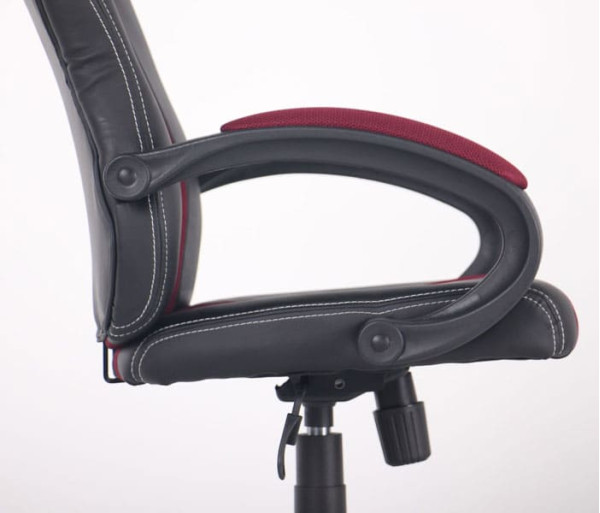 Кресло АМФ Shift Неаполь N-20/Сетка серая, вставки Сетка бордовая-9