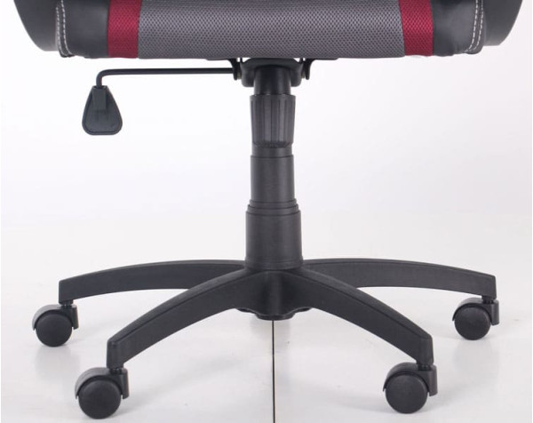 Кресло АМФ Shift Неаполь N-20/Сетка серая, вставки Сетка бордовая-12