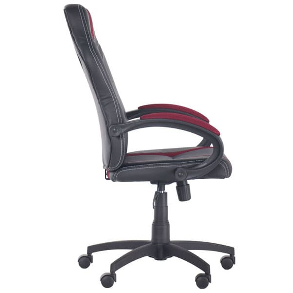 Кресло АМФ Shift Неаполь N-20/Сетка серая, вставки Сетка бордовая-2