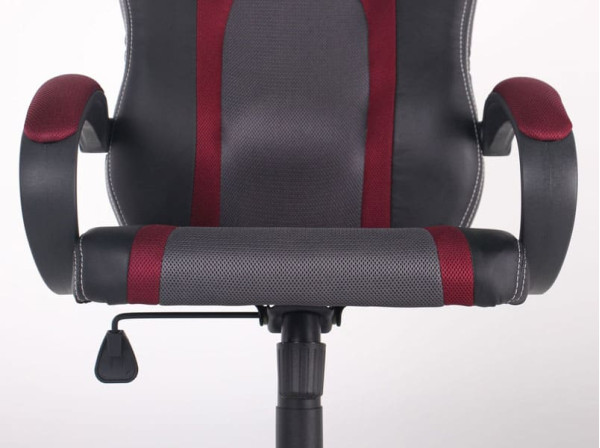 Кресло АМФ Shift Неаполь N-20/Сетка серая, вставки Сетка бордовая-6