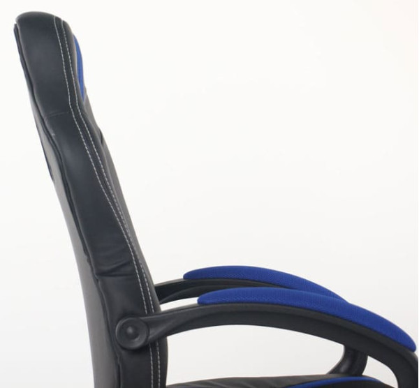 Крісло АМФ Shift Неаполь N-20/Сітка чорна, вставки Сітка синя Крісло АМФ Shift Неаполь N-20/Сітка чорна, вставки Сітка синя-11