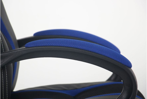 Крісло АМФ Shift Неаполь N-20/Сітка чорна, вставки Сітка синя Крісло АМФ Shift Неаполь N-20/Сітка чорна, вставки Сітка синя-12