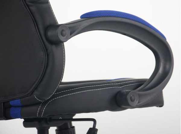 Крісло АМФ Shift Неаполь N-20/Сітка чорна, вставки Сітка синя Крісло АМФ Shift Неаполь N-20/Сітка чорна, вставки Сітка синя-14