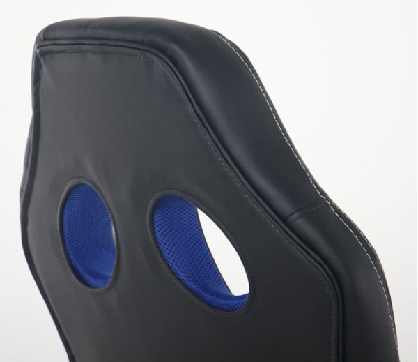 Крісло АМФ Shift Неаполь N-20/Сітка чорна, вставки Сітка синя Крісло АМФ Shift Неаполь N-20/Сітка чорна, вставки Сітка синя-15
