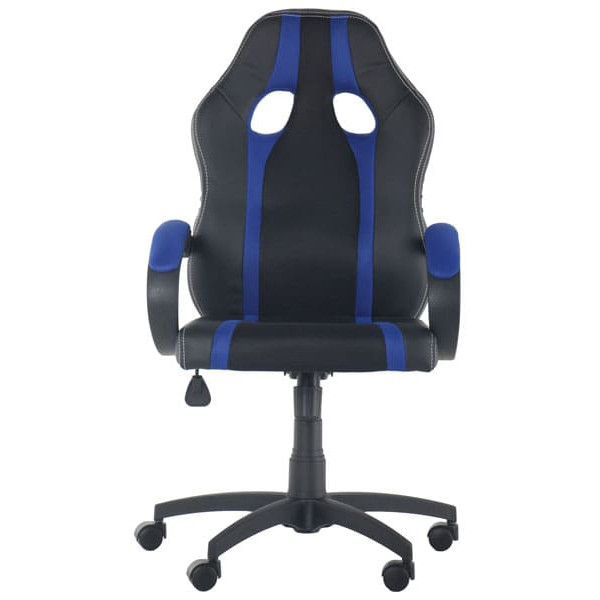 Крісло АМФ Shift Неаполь N-20/Сітка чорна, вставки Сітка синя Крісло АМФ Shift Неаполь N-20/Сітка чорна, вставки Сітка синя-1