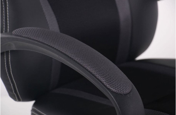 Крісло АМФ Shift Неаполь N-20/Сітка чорна, вставки Сітка сіра-13