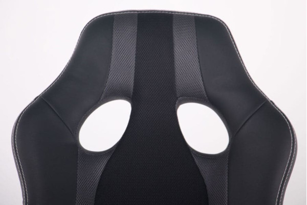 Крісло АМФ Shift Неаполь N-20/Сітка чорна, вставки Сітка сіра-5