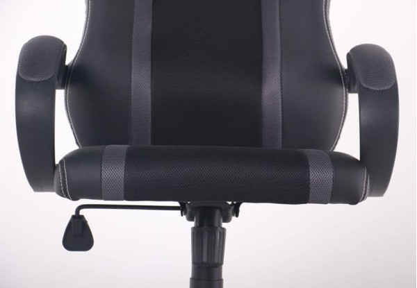 Крісло АМФ Shift Неаполь N-20/Сітка чорна, вставки Сітка сіра-7