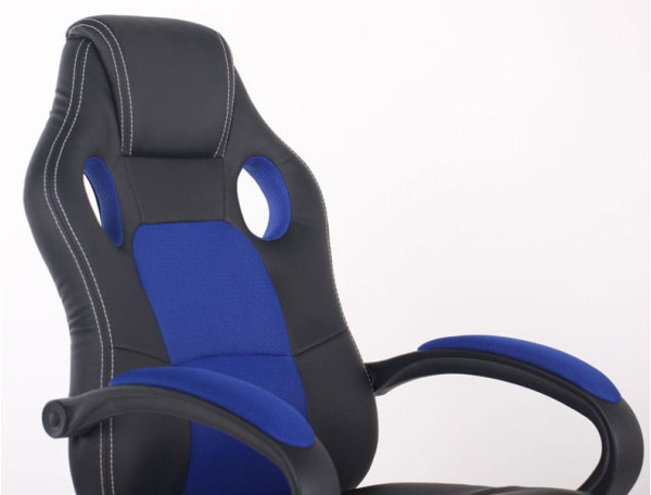 Кресло АМФ Chase Неаполь N-20/Сетка синяя Кресло АМФ Chase Неаполь N-20/Сетка синяя-5