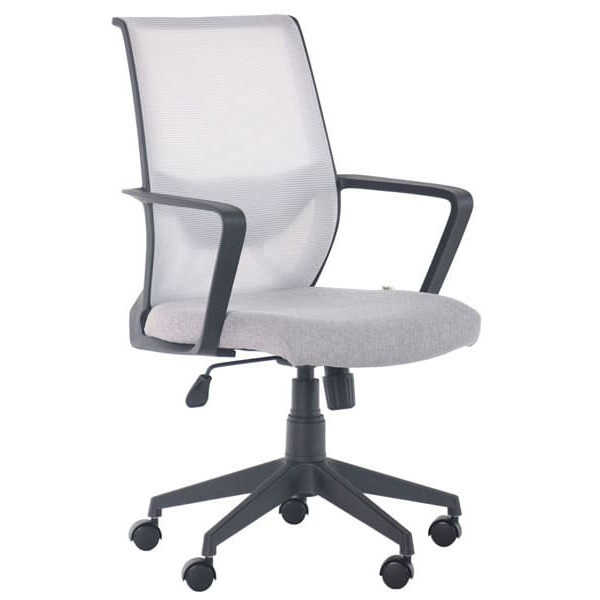 Кресло АМФ Tin сиденье Сидней 05/спинка Сетка SL-01 Светло-серая-0