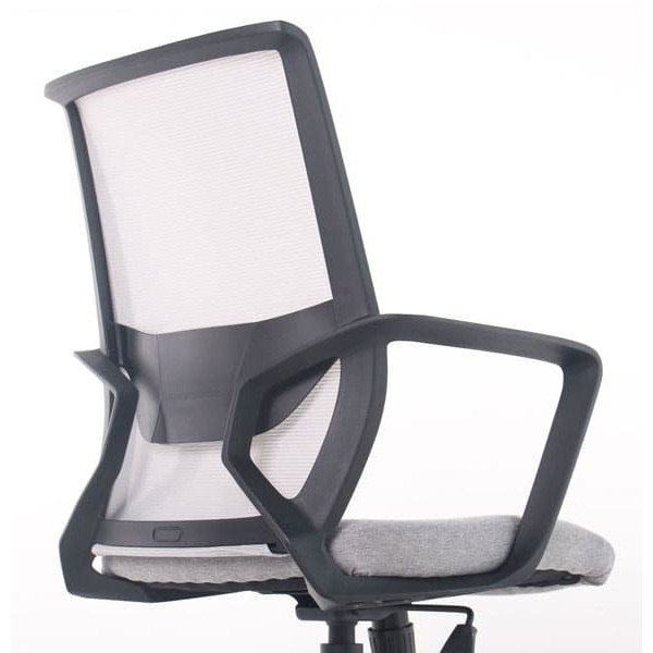 Кресло АМФ Tin сиденье Сидней 05/спинка Сетка SL-01 Светло-серая-14