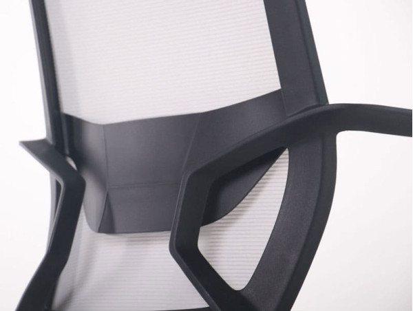 Кресло АМФ Tin сиденье Сидней 05/спинка Сетка SL-01 Светло-серая-15