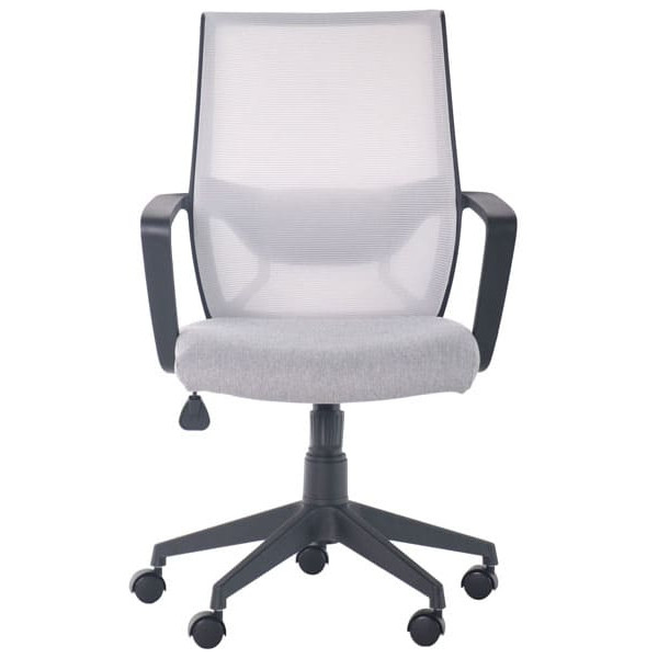 Кресло АМФ Tin сиденье Сидней 05/спинка Сетка SL-01 Светло-серая-1